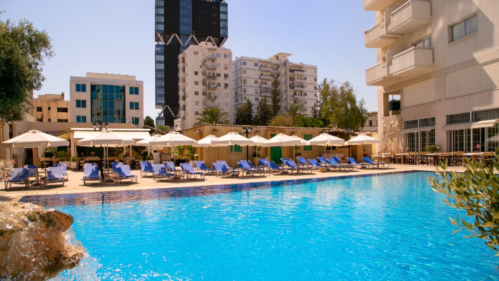 Outdoor Swimming Pool at Cleopatra Hotel
